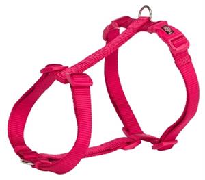Trixie Premium H-harness XS-S: 30-44 cm/10 mm Fuchsia