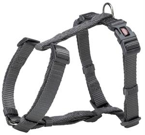 Trixie Premium H-harnas M-L: 52-75 cm/20 mm grafiet