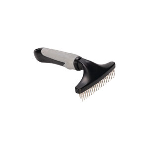 Beeztees Roskam Dubbel Roterende Tand - Hondenverzorging - Zwart"Grijs - 16,5 cm