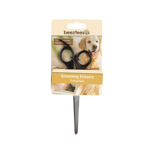 Beeztees Trimschaar - Hondenverzorging - Zwart - 17 cm