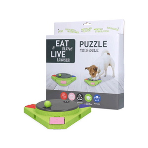 Eat Slow Live Longer Puzzle Triangle