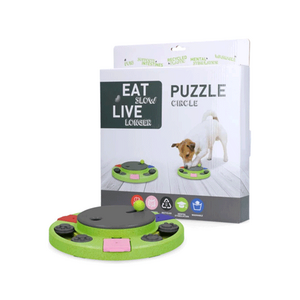 Eat Slow Live Longer Puzzle Circle