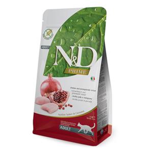 N&D Prime Cat Farmina N&D Graanvrij Adult Kip & Granaatappel Kattenvoer - 1,5 kg