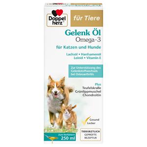 Doppelherz 250ml  Gewrichtsolie Aanvullende voeding voor katten en honden