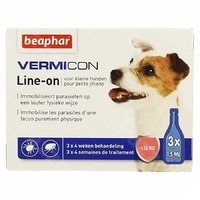 Beaphar Vermicon Line-on Kleine Hond 3x1,5ml