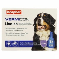 Beaphar Vermicon Line-on Grote Hond 3 X 4,5 Ml