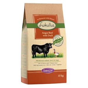 Lukullus Senior Angus Beef met Eend Hondenvoer - 10 kg