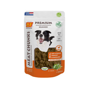 Biofood BFPetfood Meat Chunks - Kip & Zalm - 3 x 200 gram