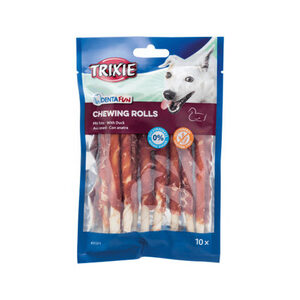 Trixie Denta Fun Duck Chewing Rolls - 17 cm - 3 x 140 g