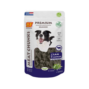 Biofood BFPetfood Meat Chunks - Lam - 3 x 200 gram