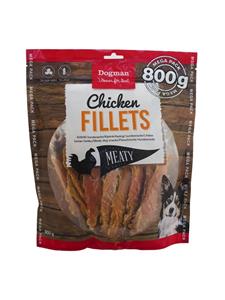 Dogman Meaty Chicken Fillets Dog Treats 800g