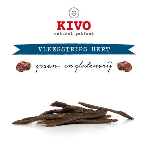 Kivo Vleesstrips Hert - 200 g