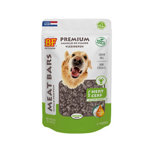 Biofood BFPetfood Meat Bars - Hert - 3 x 100 gram