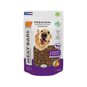 Biofood BFPetfood Meat Bars - Paard - 3 x 100 gram