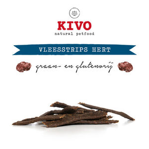 Kivo Vleesstrips Hert - 2 x 125 g
