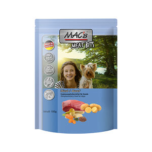MAC's 6x 120g MAC´s Dog Meat Bits Rund Hondensnacks