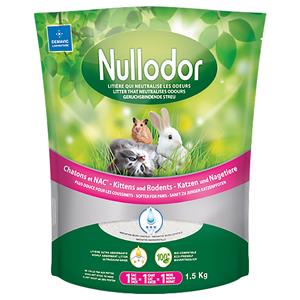 Nullodor Silicaatgrit voor Katten en Knaagdieren - 1,5 kg