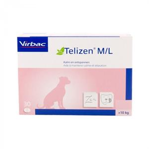 Virbac Telizen 100 mg M/L - voedingssupplement 30 tabletten