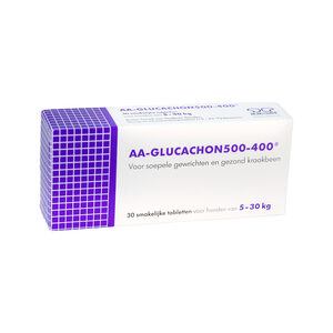 AA-Vet AA Glucachon voedingssupplement hond 30 tabletten (5-30 kg)