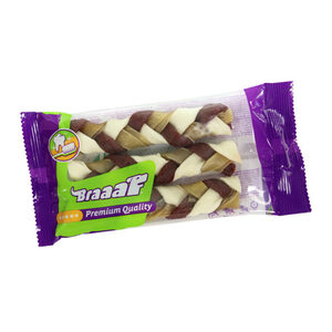 Braaaf Twister Vlecht - Klein - 3 x 12,5 cm - 3 stuks