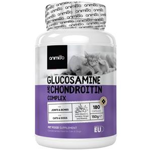 Glucosamine & ChondroÃ¯tine voor Honden en Katten - 180 capsules - Dagelijks gewrichten supplement