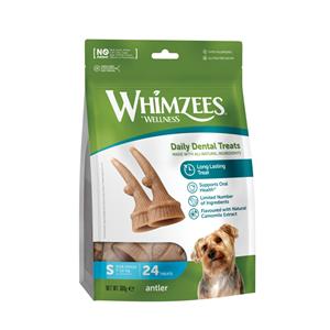 Whimzees Antler Stazak - Hondensnacks - 24 stuks Small