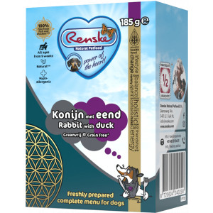 Renske Vers Graanvrij - Tetrapack 375 g - Hondenvoer - Konijn&Eend