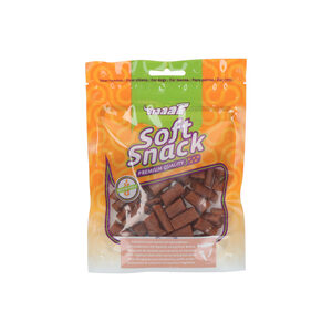 Braaaf  Soft Snacks - Zalmstick- 2,5 x 0,5 cm - wortel en sperzieboon