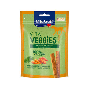 Vitakraft Vita Veggies sticks - Zoete aardappel en wortel - 80 gram