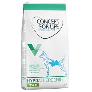 Concept for Life VET erinary Diet Hypoallergenic Insect Hondenvoer - 12 kg