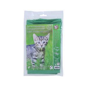 Gebr. de Boon Boon kattenbakzak composteerbaar - Groen - XL - 51 x 20 x 46 cm - 10 stuks