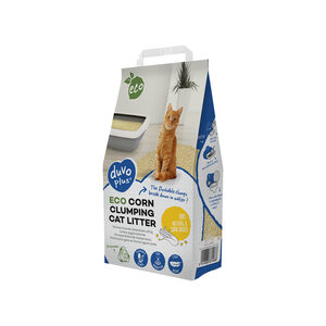 Duvo+ Eco maïs klontvormende kattenbakvulling - 3,5kg / 5,73L