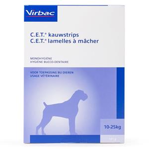 Virbac C.E.T. Kauwstrips Hond 10-25kg 141gr