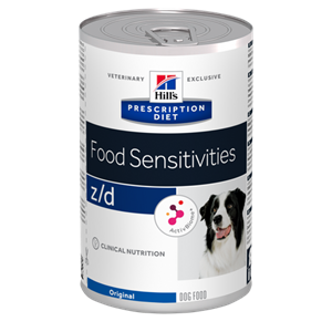 Hill's Prescription Diet Z/D Food Sensitivities nat hondenvoer blik 2 trays (24 x 370 g)