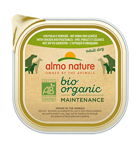 Almo Nature Dailymenu bio pate hond Kip en groenten 300gr