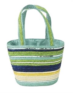 Croci Tas stro mand turquoise / groen