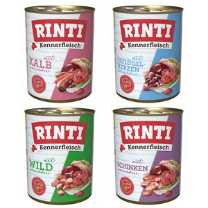 Rinti 12x800g Kennerfleisch Mix 1  Hondenvoer