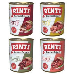 12x800g Kennerfleisch Mix 2 RINTI Hondenvoer