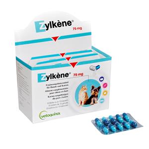 Vetoquinol 100 stuks - Zylkene Capsules voor hond & kat < 10 kg