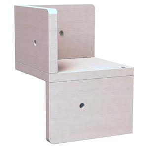 TRIXIE MUURELEMENT 3 VOOR MUURLANDSCHAP VOOR HOEK WIT 16X16X21 CM