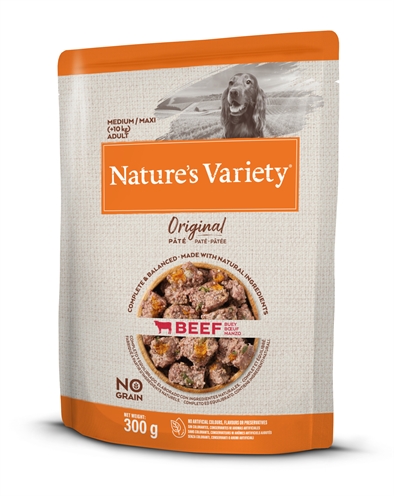 Natures Variety original adult medium / maxi pouch beef no grain