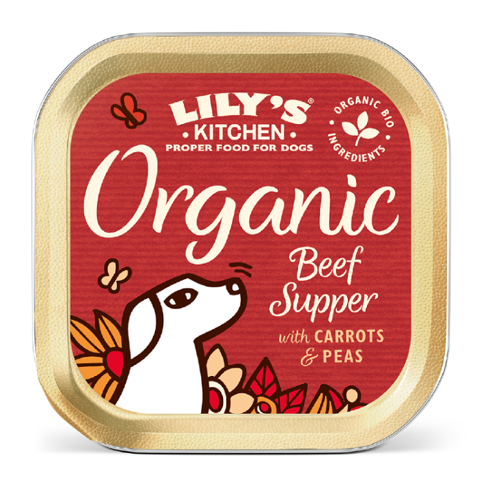 Lily's Kitchen dog organic beef supper