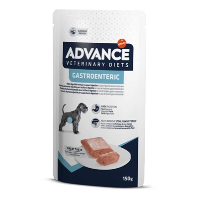 ADVANCE VETERINARY DIET dog gastroenteric pouch (8X150 GR)