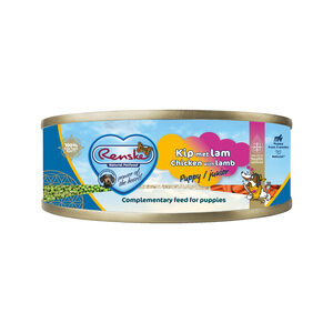 Renske Puppy Junior vers bereid kip met lam natvoer hond (blik) 1 tray (24 x 95 g)
