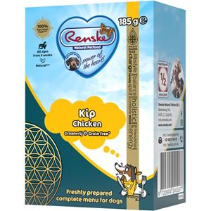24x Renske Vers Graanvrij Tetra Hondenvoer Nat Kip 185 gr