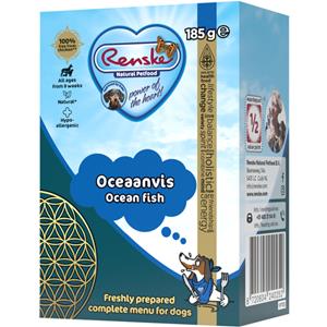 24x Renske Vers Tetra Hondenvoer Nat Oceaanvis 185 gr