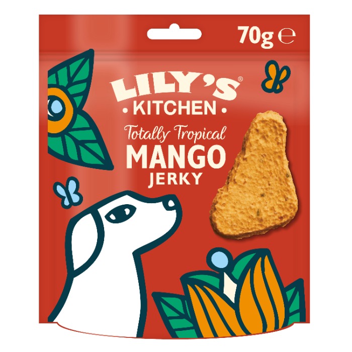 LILY'S KITCHEN dog adult totally tropical mango jerky (70 GR)