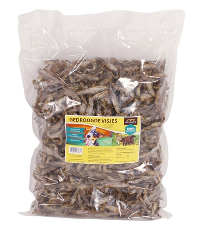 UTOPIA gedroogde visjes hond / kat (1 KG)