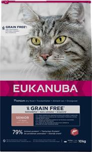 Eukanuba Senior mit Lachs getreidefreies Katzenfutter 2 x 10 kg