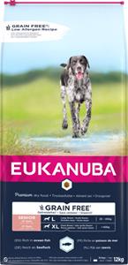 Eukanuba Senior Large mit Meeresfisch getreidefreies Hundefutter 2 x 12 kg